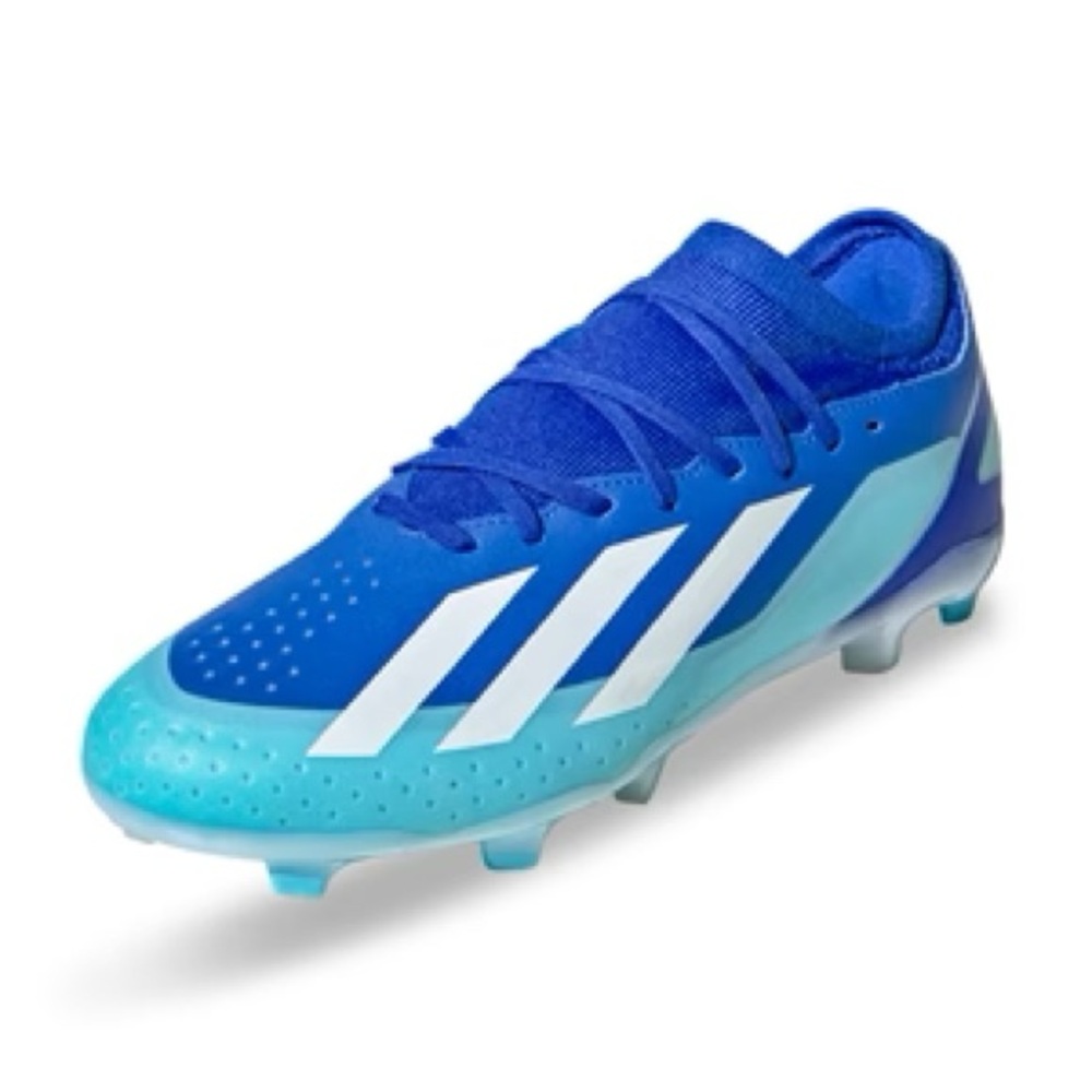 Adidas X Crazyfast.3 Firm Ground Soccer Cleats (Bright Royal/Bliss Blue) - Men 9
